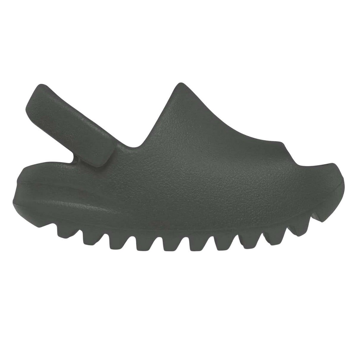 Grey - Front - Yeezy Baby Backstrap Sliders