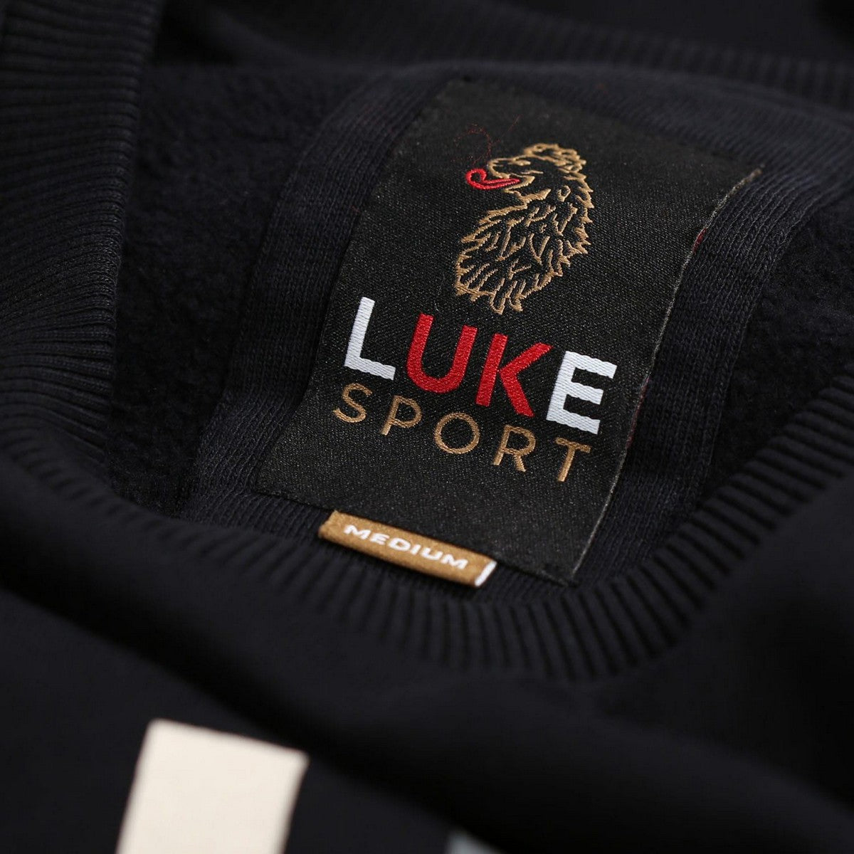 Black - Lifestyle - Luke 1977 Mens Text Sweatshirt