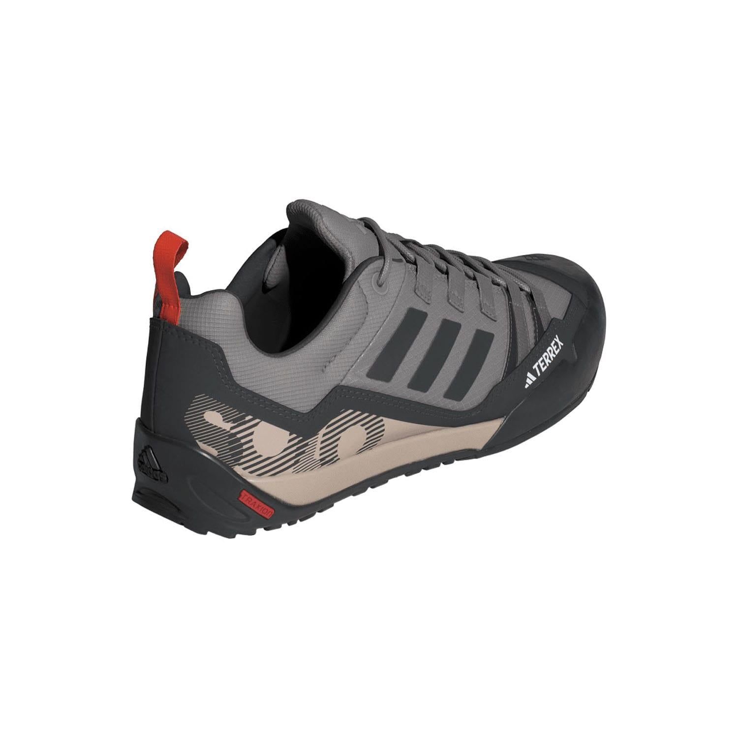 Grey - Back - Adidas Mens Terrex Swift Solo 2.0 Hiking Shoes