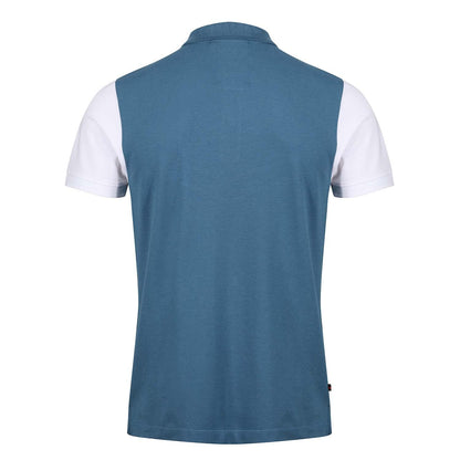 Blue-White-Black - Back - Luke 1977 Mens Cala Mayor Chevron Polo Shirt