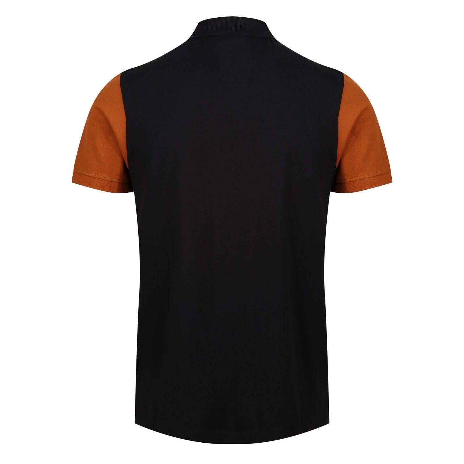 Brown-Black-White - Back - Luke 1977 Mens Cala Mayor Chevron Polo Shirt