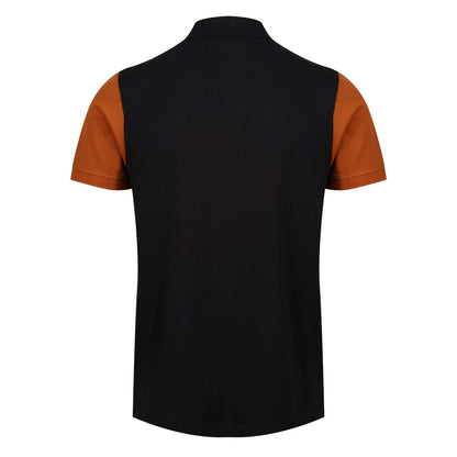 Brown-Black-White - Back - Luke 1977 Mens Cala Mayor Chevron Polo Shirt