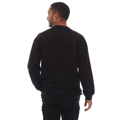 Black - Back - Diesel Mens S-Baxt-N1 Sweatshirt