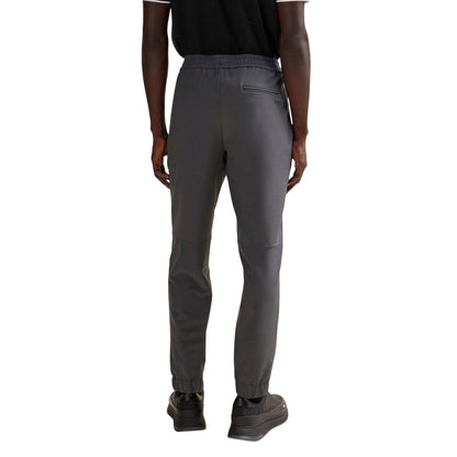 Grey - Back - Boss Mens T Flex Tapered Chinos