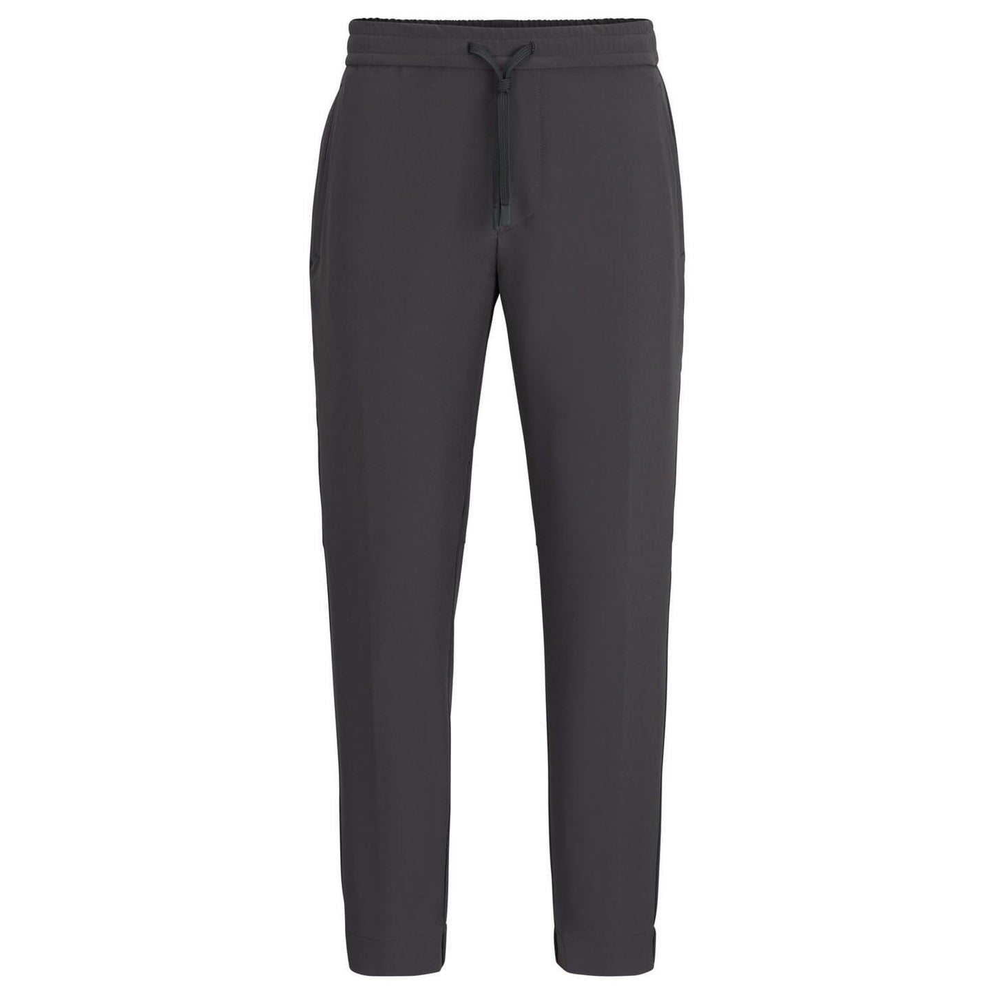 Grey - Front - Boss Mens T Flex Tapered Chinos