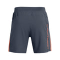 Grey - Back - Under Armour Mens Launch Textured Sweat Shorts