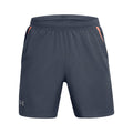 Grey - Front - Under Armour Mens Launch Textured Sweat Shorts