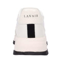 White-Black - Back - Lavair Mens Pacific 2.0 Leather Trainers