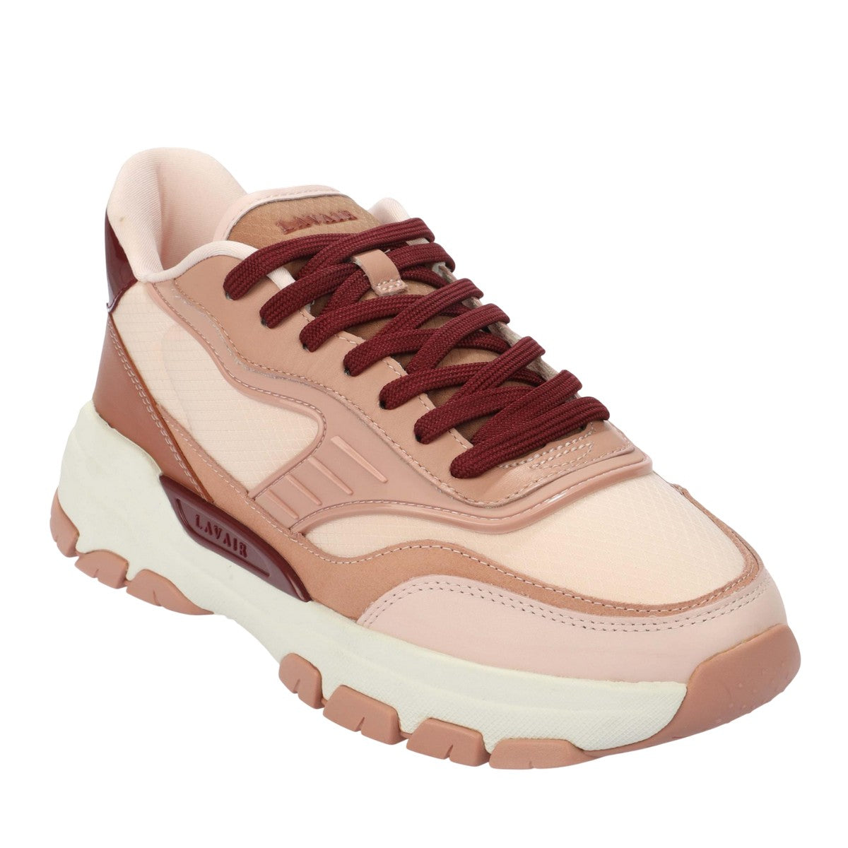 Rose - Front - Lavair Mens Pacific 2.0 Leather Trainers