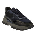 Navy - Front - Lavair Mens Pacific 2.0 Leather Trainers