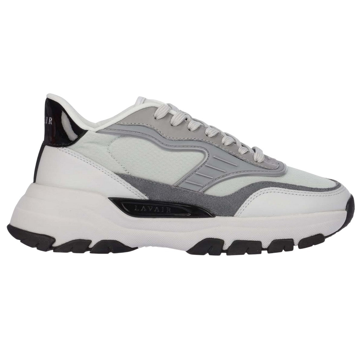 Grey - Lifestyle - Lavair Mens Pacific 2.0 Leather Trainers