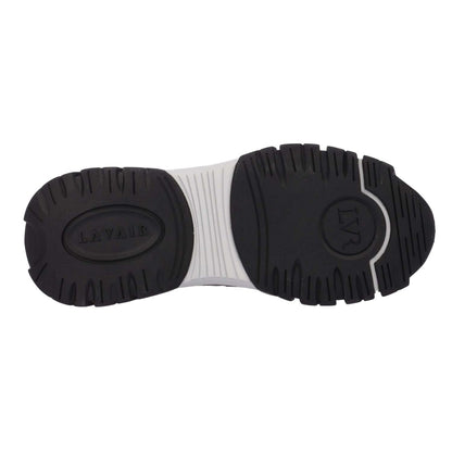 Grey - Side - Lavair Mens Pacific 2.0 Leather Trainers