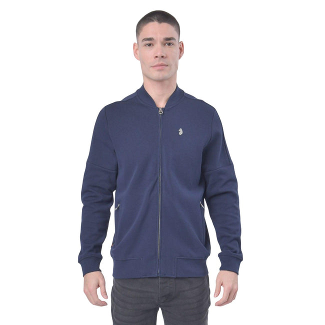 Navy - Front - Luke 1977 Mens Cord Full Zip Jacket