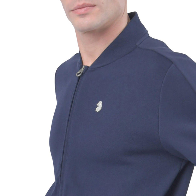 Navy - Side - Luke 1977 Mens Cord Full Zip Jacket