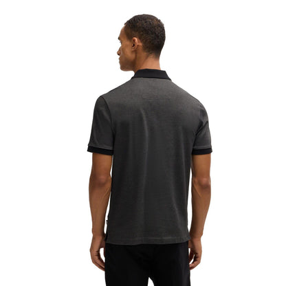 Black - Back - Boss Mens H-Parlay 432 Polo Shirt