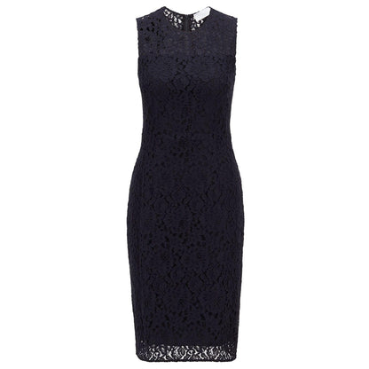 Blue - Front - Boss Womens-Ladies Dasicana Lace Casual Dress