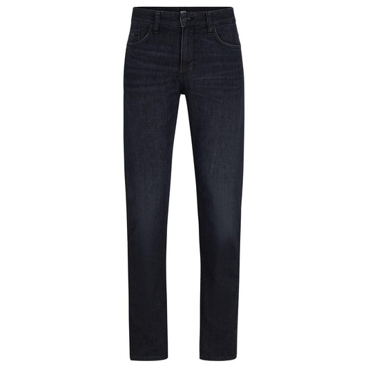Charcoal - Front - Boss Mens Delaware3-1 Slim Jeans