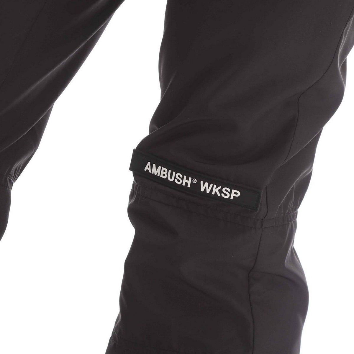 Black - Side - Ambush Womens-Ladies Nylon Trousers