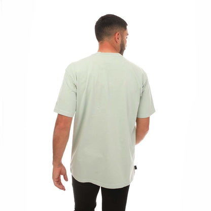 Green - Front - Established Mens Washed Pocket T-Shirt