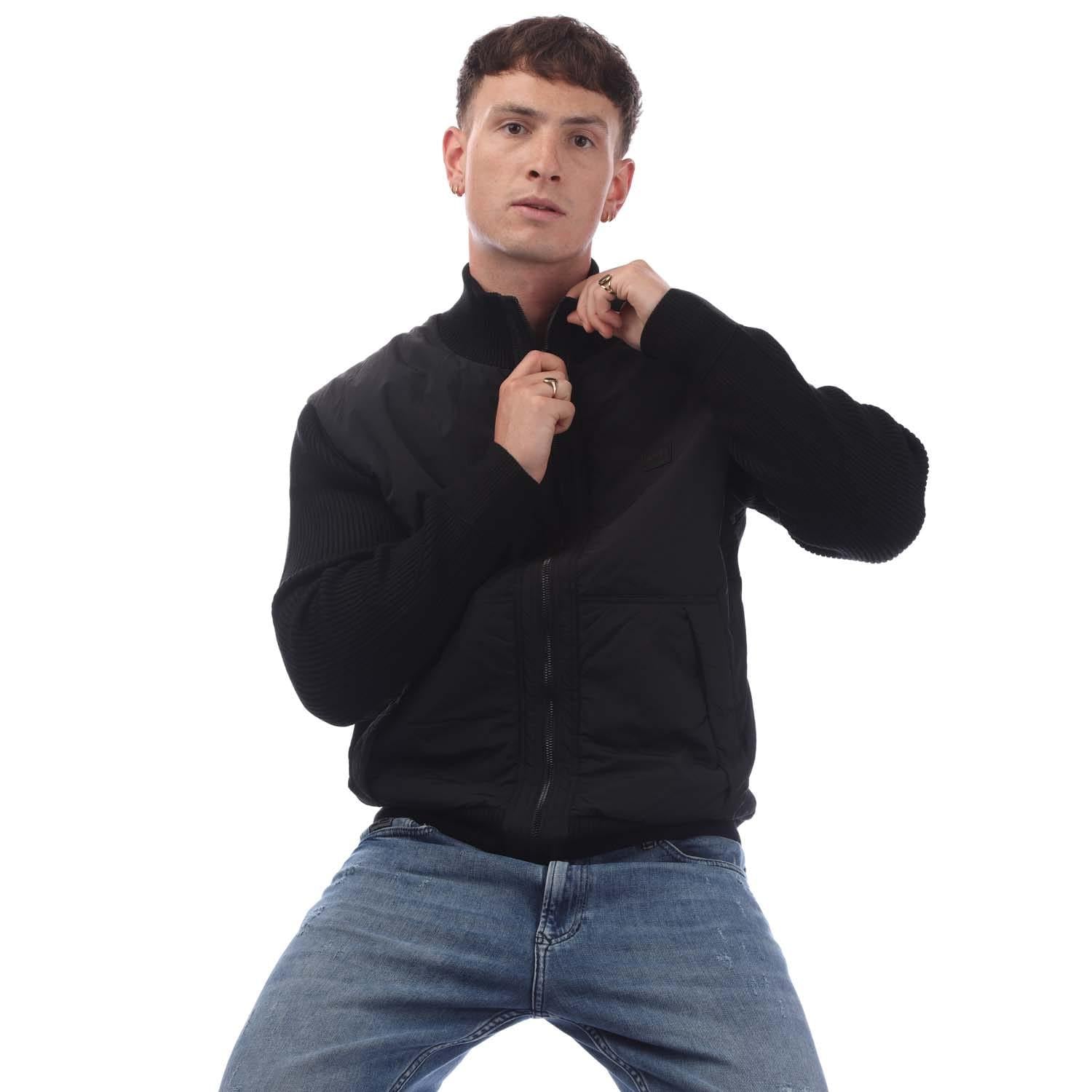 Black - Lifestyle - Hugo Boss Mens Kydalnrio Hybrid Jacket
