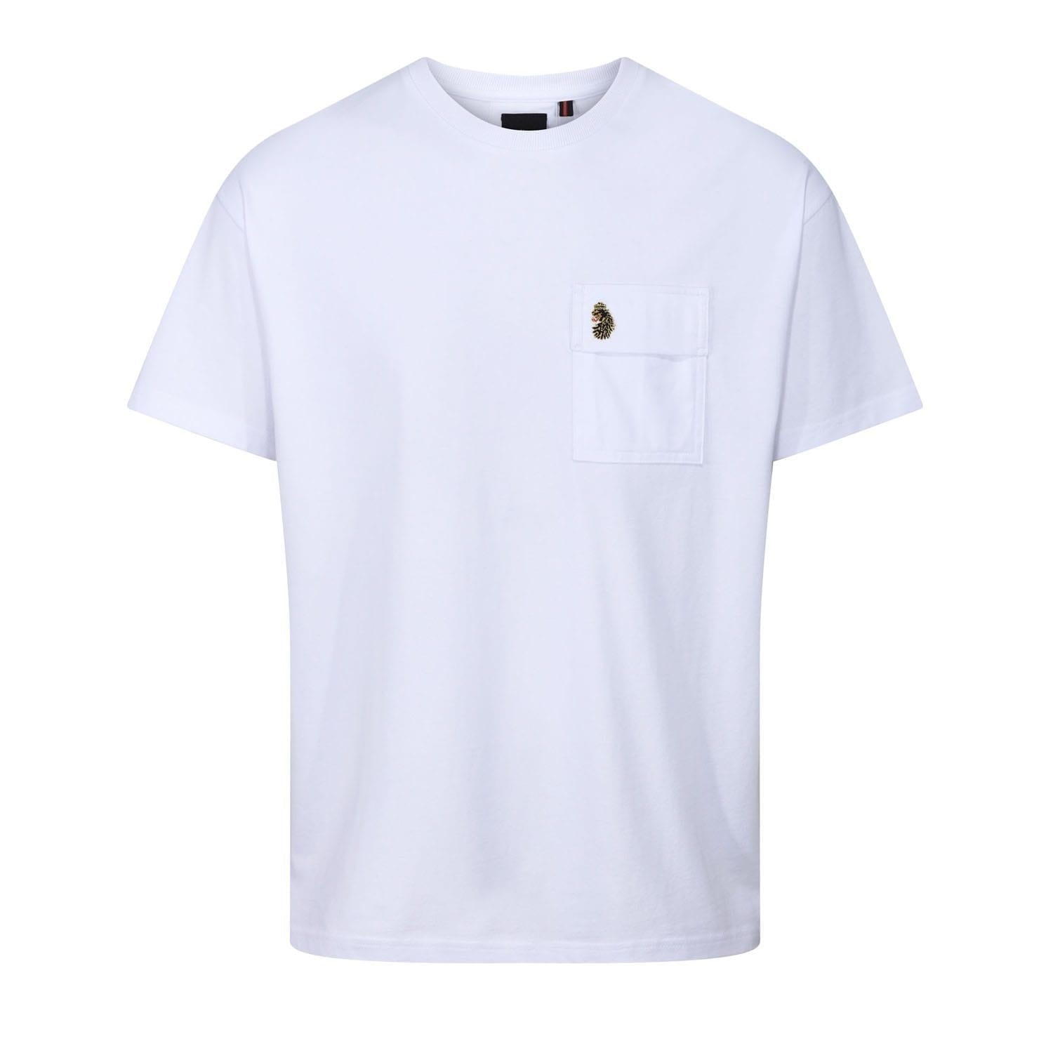 White-Red - Front - Luke 1977 Mens Swindon City T-Shirt