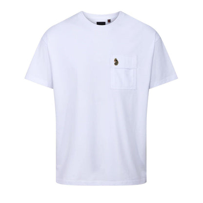 White-Red - Front - Luke 1977 Mens Swindon City T-Shirt