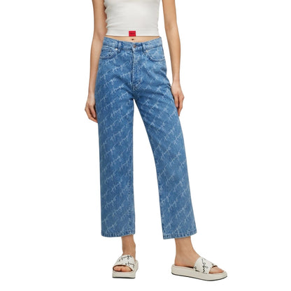 Blue - Lifestyle - Hugo Boss Womens-Ladies 933 Regular Jeans
