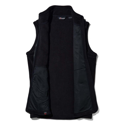 Black - Back - Berghaus Mens Prism InterActive Polartech Fleece Gilet