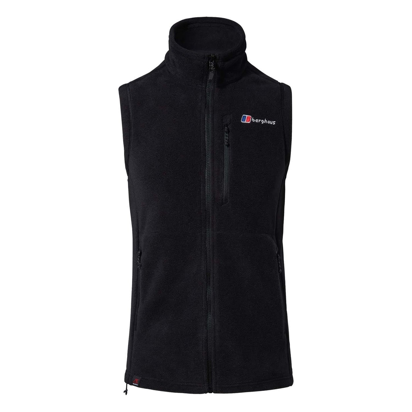 Black - Front - Berghaus Mens Prism InterActive Polartech Fleece Gilet