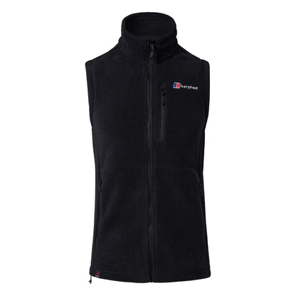 Black - Front - Berghaus Mens Prism InterActive Polartech Fleece Gilet