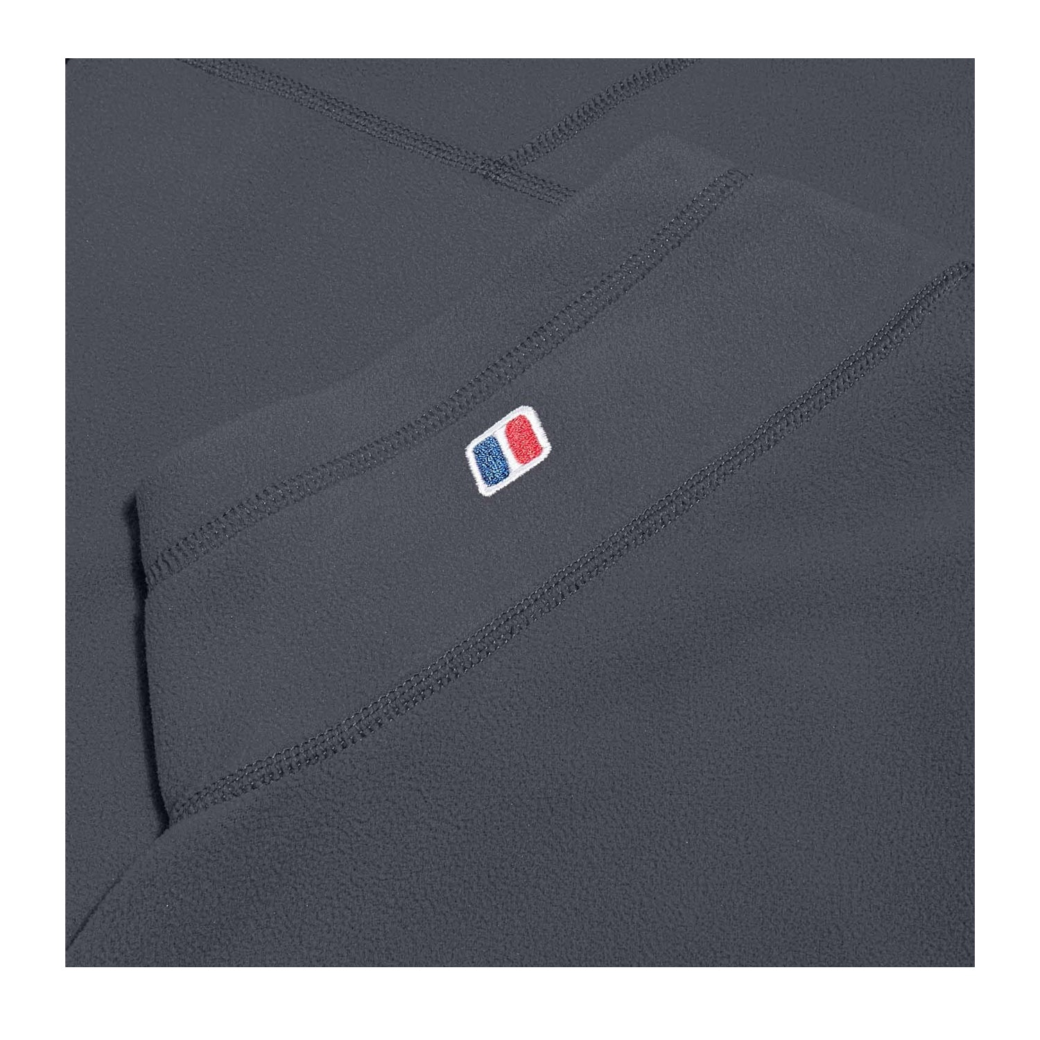 Grey - Side - Berghaus Mens Prism InterActive Polartech Half Zip Fleece Jacket