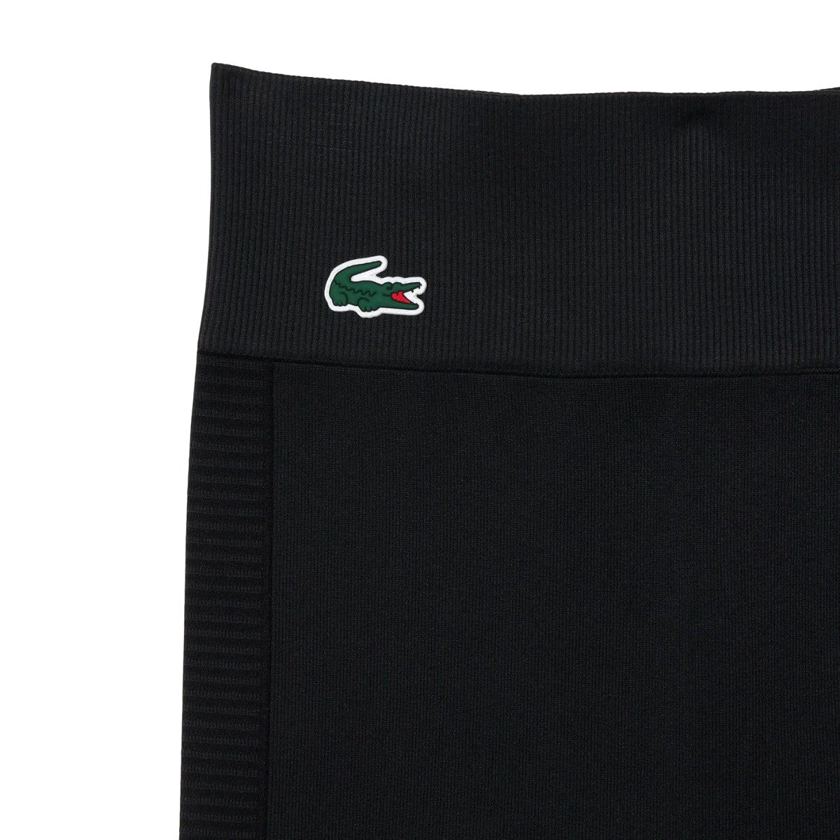 Black - Side - Lacoste Womens-Ladies Absorbent Seamless Leggings