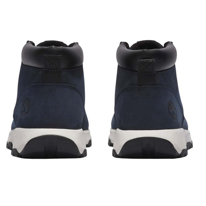 Navy - Back - Timberland Mens Winsor Park Leather Lace Up Boots