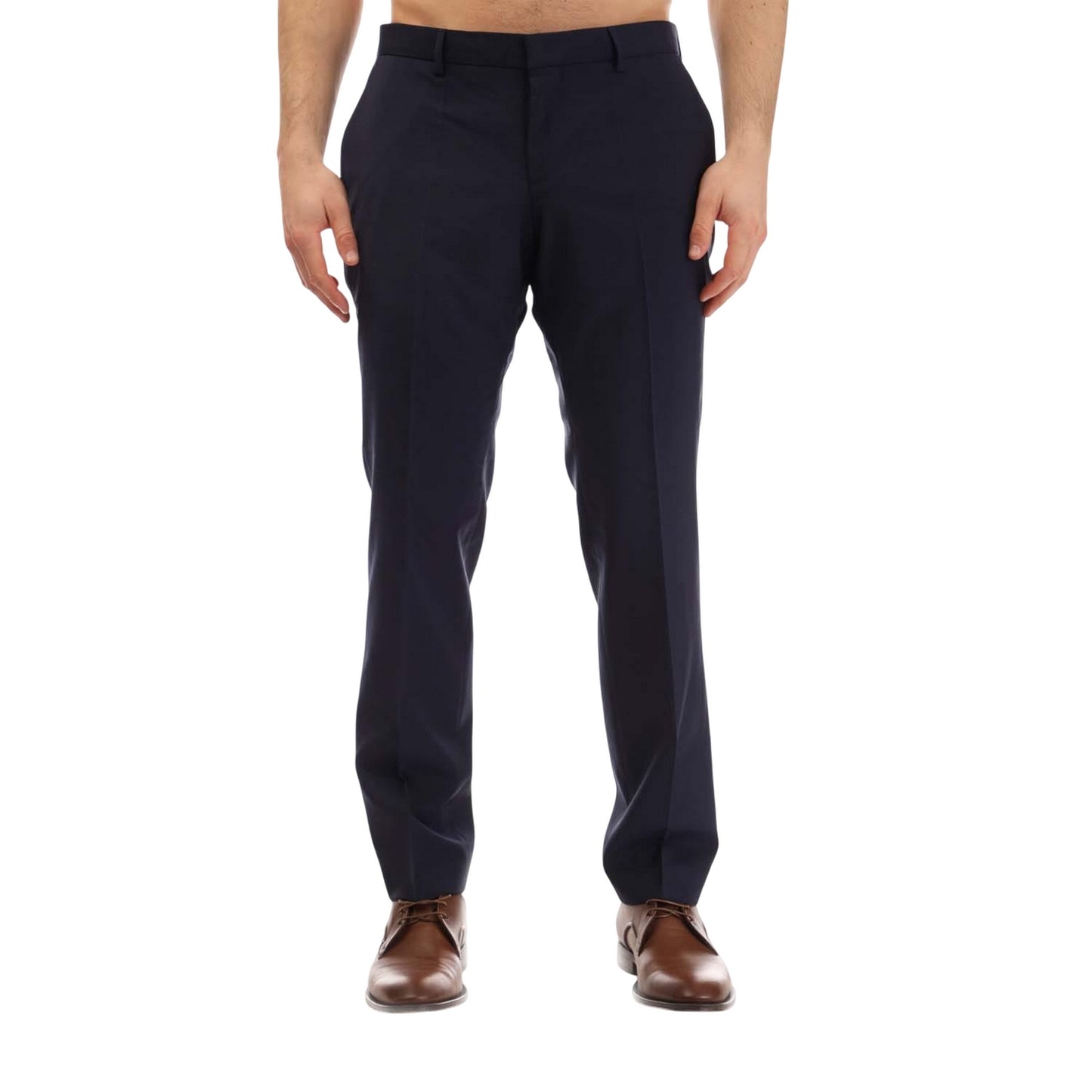Blue - Front - Boss Mens C-Genius Trousers