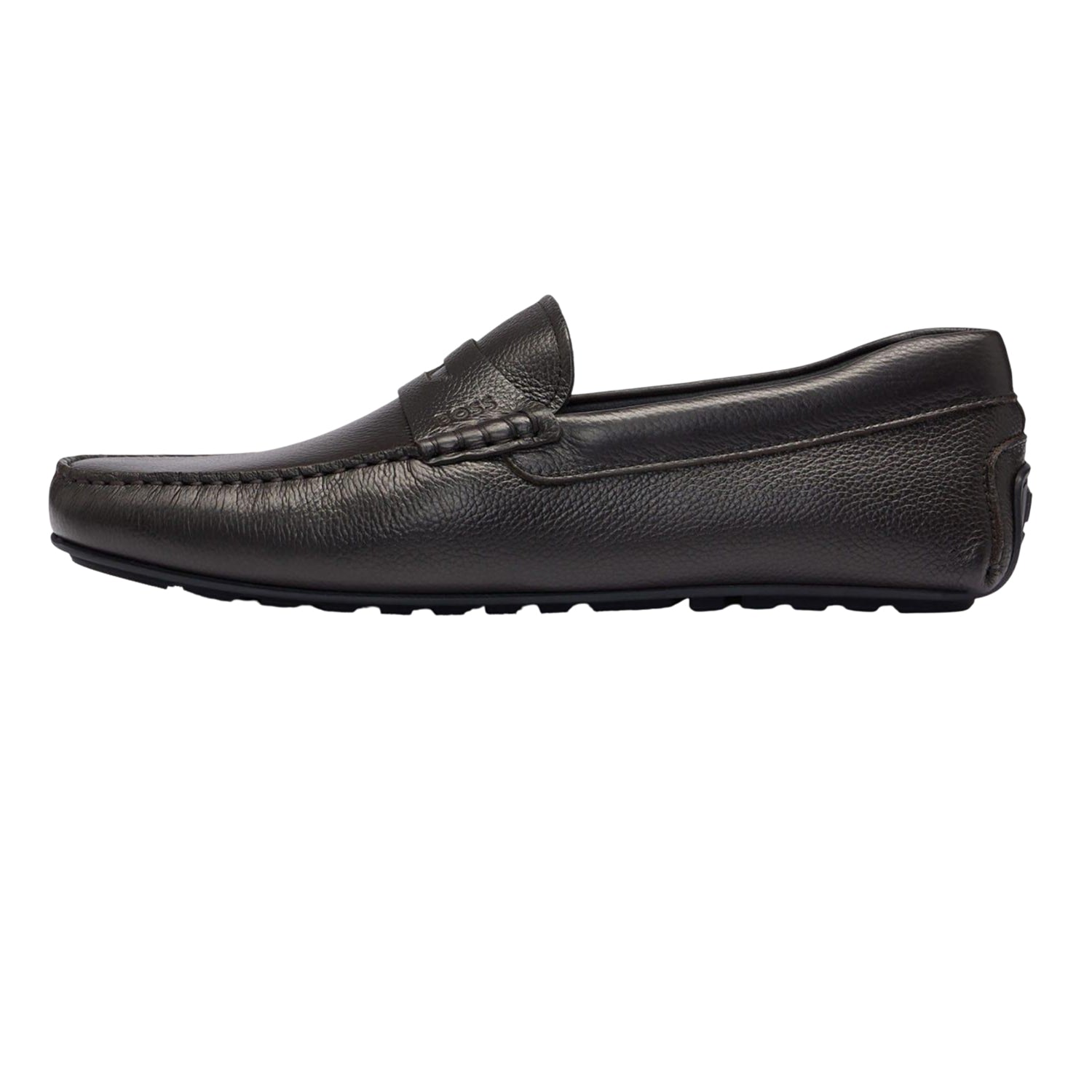 Brown - Lifestyle - Boss Mens Noel Leather Moccasins
