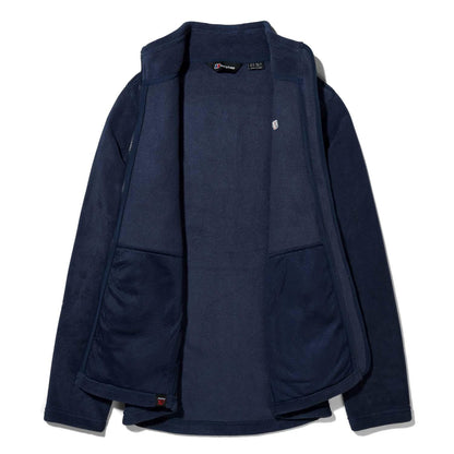 Dark Blue - Side - Berghaus Mens Prism InterActive Polartech Fleece Jacket
