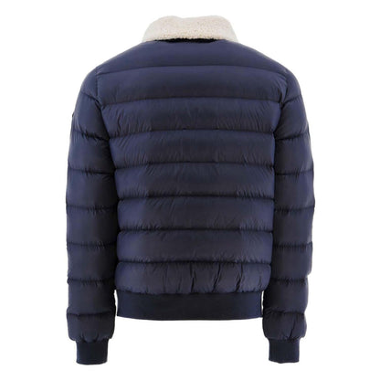 Navy - Back - Jott Mens Danny Lightweight Bomber Jacket