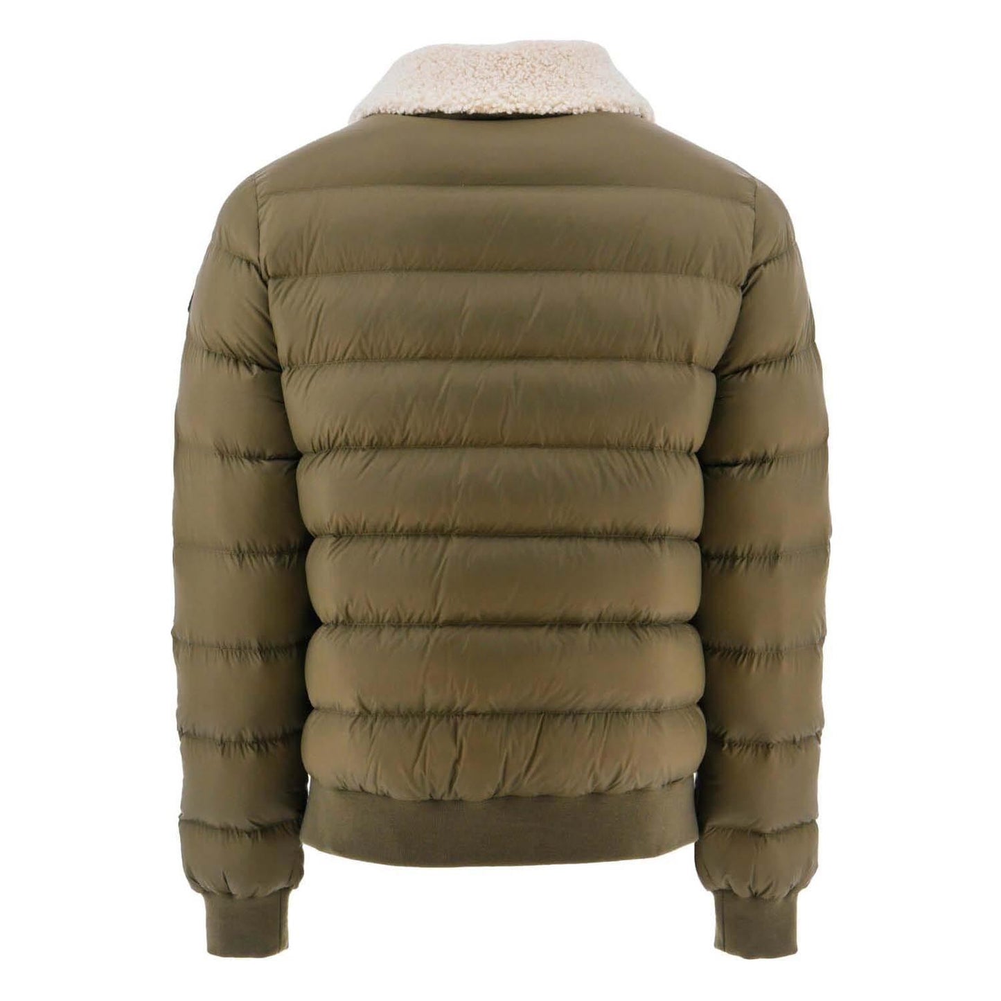 Green - Back - Jott Mens Danny Lightweight Bomber Jacket