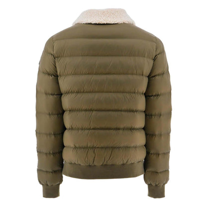 Green - Back - Jott Mens Danny Lightweight Bomber Jacket