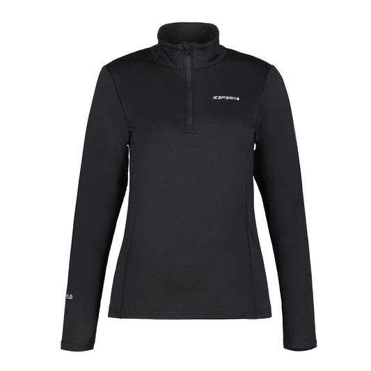 Black - Front - Icepeak Womens-Ladies Ferndale Base Layer Top