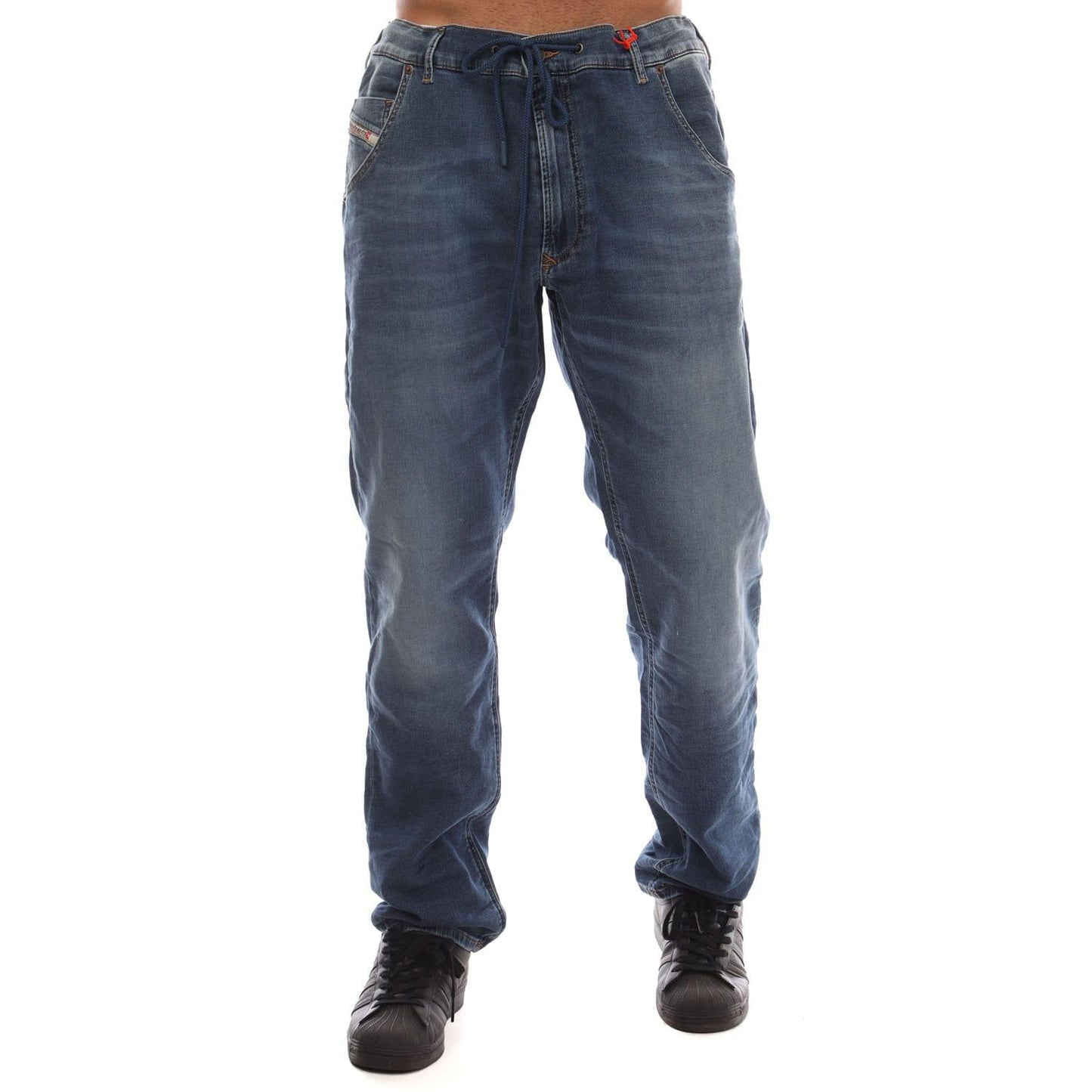 Denim - Front - Diesel Mens Krooley-E-NE Jeans