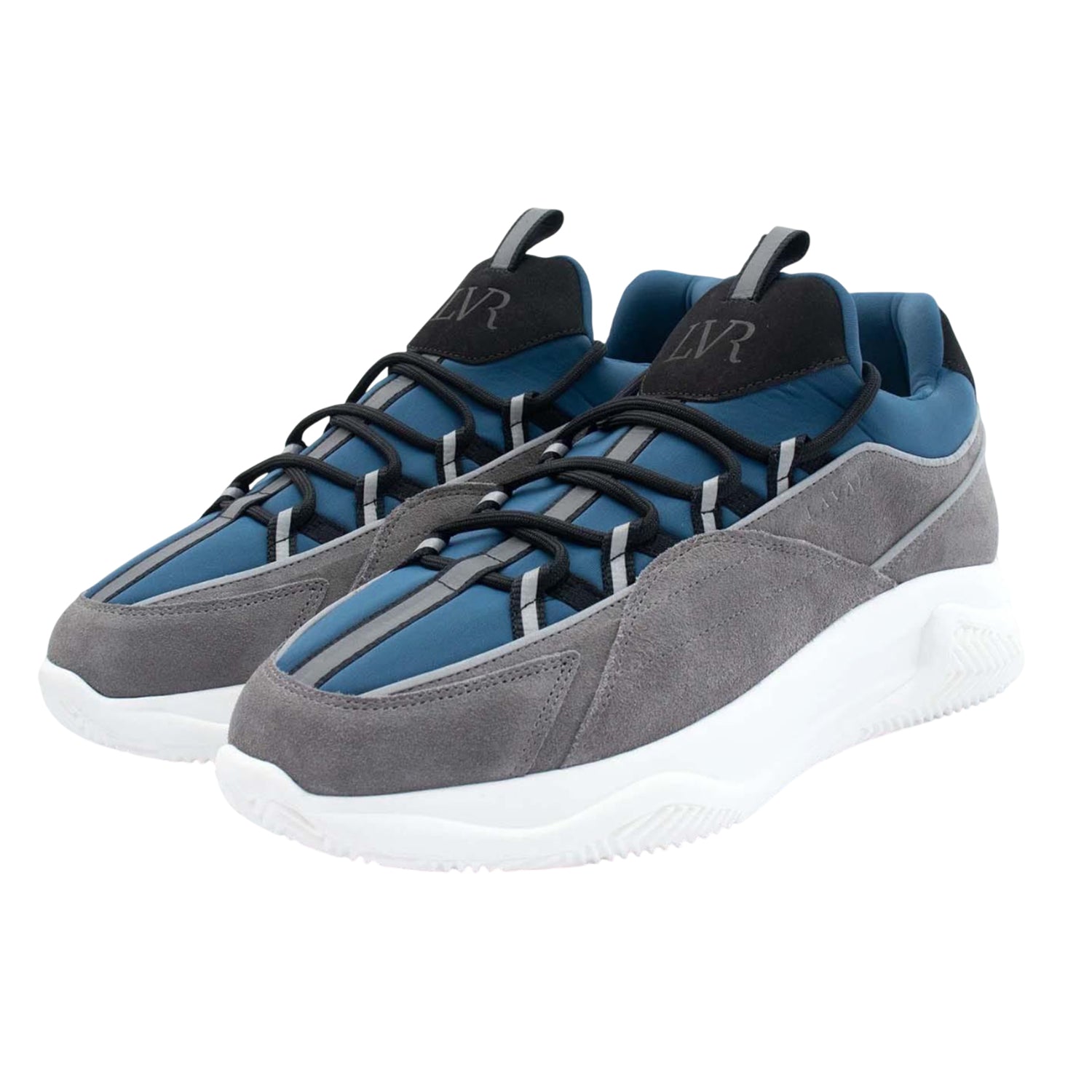 Navy - Lifestyle - Lavair Mens Creator 2.0 Suede Trainers