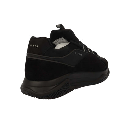 Black - Back - Lavair Mens Creator 2.0 Suede Trainers