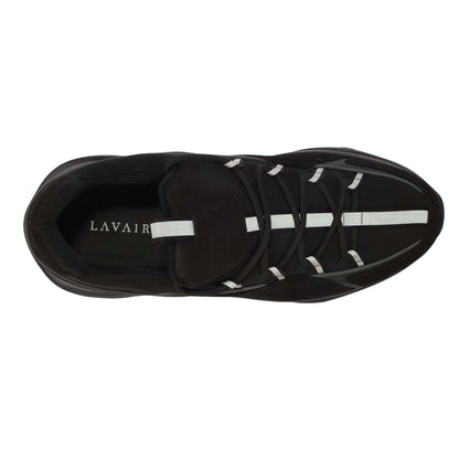 Black - Lifestyle - Lavair Mens Creator 2.0 Suede Trainers