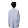Blue - Back - Lacoste Womens-Ladies Double-Face Oversized Sweatshirt