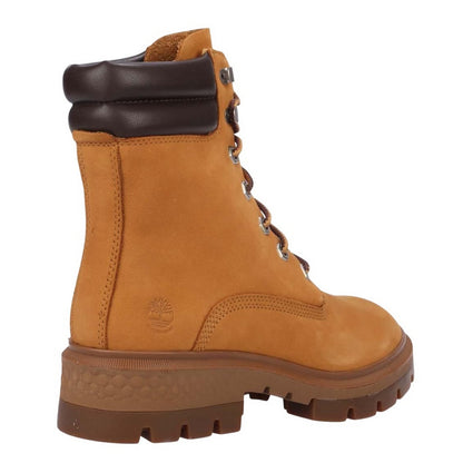 Wheat - Back - Timberland Mens Cortina Valley Leather Lace Up Waterproof Boots