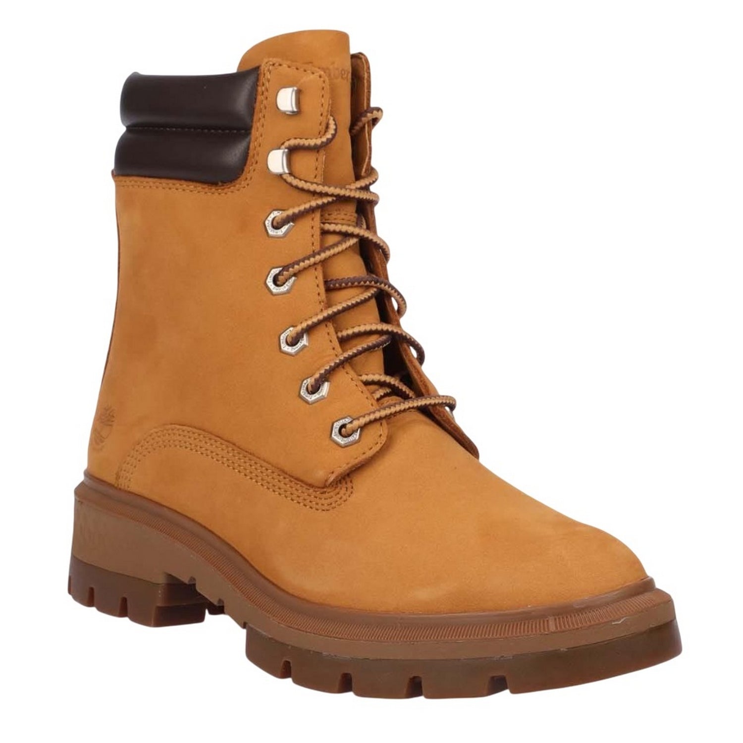 Wheat - Front - Timberland Mens Cortina Valley Leather Lace Up Waterproof Boots