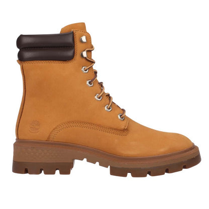 Wheat - Side - Timberland Mens Cortina Valley Leather Lace Up Waterproof Boots