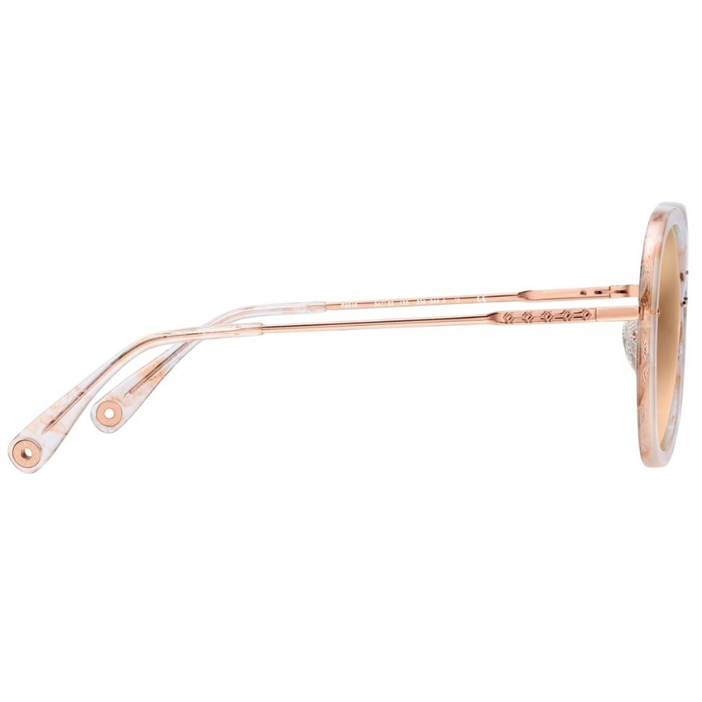 Rose Gold - Side - Thomas Sabo Unisex Adult Mia Square Mirrored Sunglasses