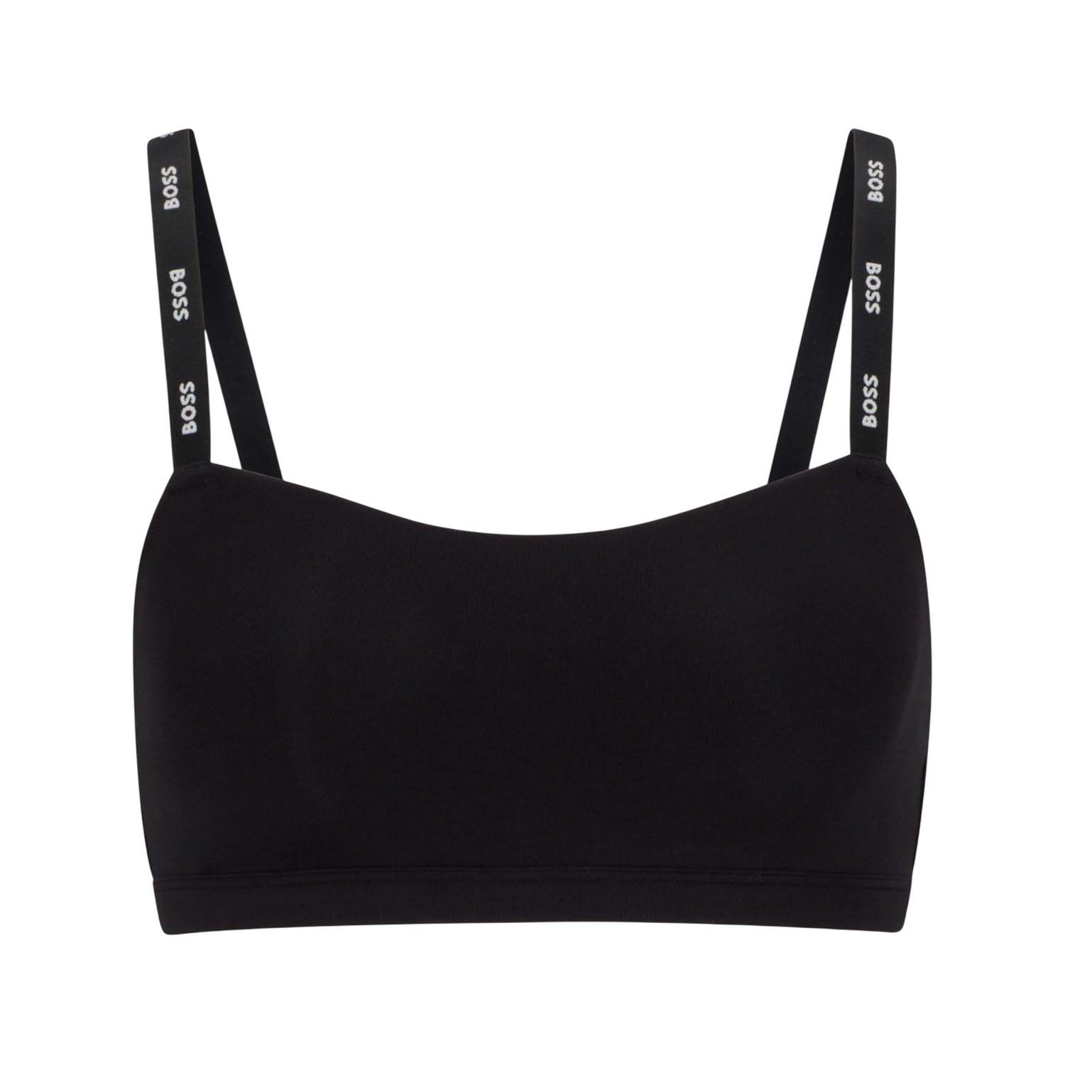 Black - Front - Boss Womens-Ladies Logo Bra
